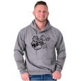 thumbnail image 5 of Popeye Sketch Old School Tattoo Style Hoodie Sweatshirt Women Men Brisco Brands S, 5 of 6