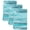 Turquoise, Aqua, White, variant on Navy Blue Ombre Kitchen Towels Set of 2, Vintage Shabby Blue Abstract Art Absorbent Dish Towels for Kitchen, Microfiber Hand Towel, Quick Drying Tea Towel for Cleaning Decorative Dishcloths