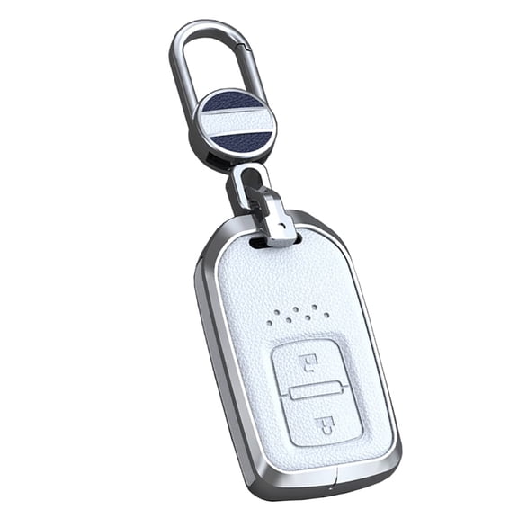 Compatible Key Fob Cover for Jeep Grand Cherokee Dodge Charger Challenger Durango Journey Dart Chrysler 300 Key Case Holder Protector Metal Keychain