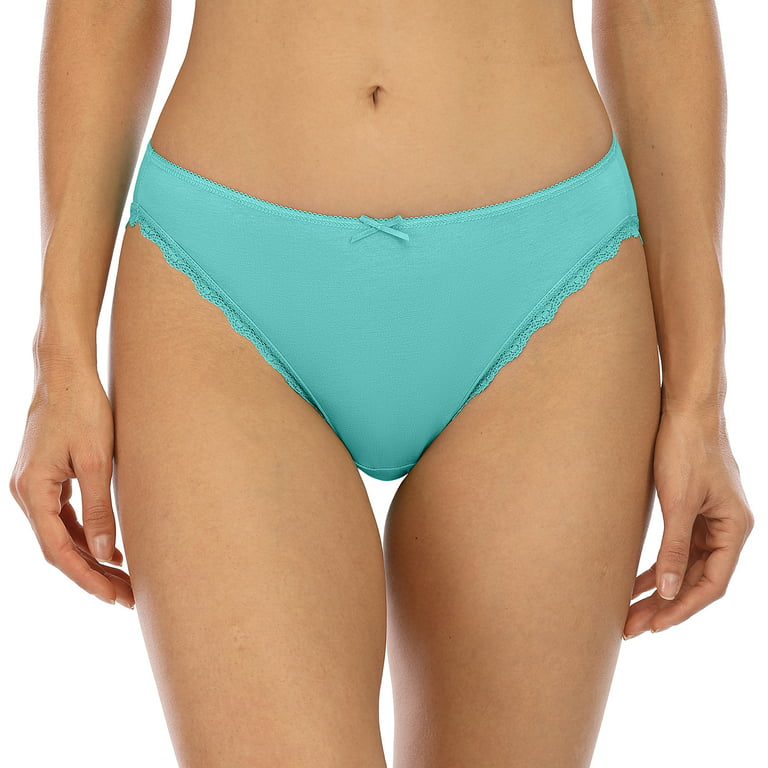 Cotton Plus Size Underwear for Women Lace Bikini Panties Soft