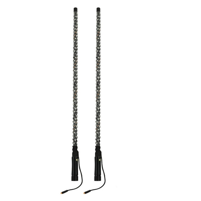 Whip Lights, RGB LED Whip Light with App and Remote Control, 300 Patterns 366 Modes 32 Brightness 10 Speed, Spiral Chasing Lighted Antenna Whip for UTV ATV Off Road Truck