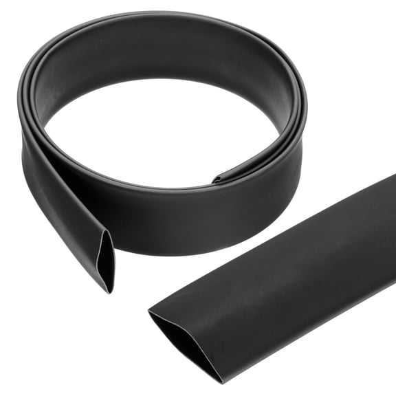 3/4 Inch 3ft Wire Heat Shrink Tubing 3:1 Double-sided Wrap Black