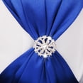 thumbnail image 1 of Bewildely Elegant Satin Crystal Wedding Ceremony Party Basket Girl White Flower Blue Kits de decoración para fiestas, 1 of 6