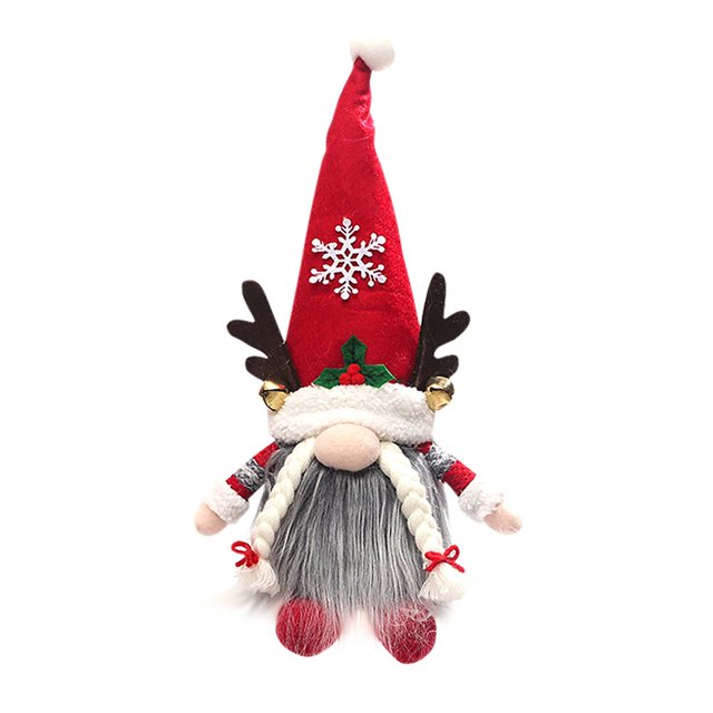 Santa Rudolph Doll Cloth Birthday Present For Home Christmas Holiday Decoration