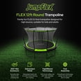 thumbnail image 3 of Jumpflex FLEX 12' Round Trampoline, Kids Outdoor Play Equipment with Safety Net & Ladder, 3 of 11