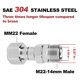 thumbnail image 4 of High Pressure Washer Adapter Quick Release Connector 360 Degree Rotatable Adapter 3/8inch Car Washer Outlet Adapter, 4 of 4