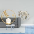 thumbnail image 2 of Estatua de bola de cristal, figura de , escultura de madera, hierro tallado, adorno estable, elegante regalo, adecuado para sala de estar, dor, 2 of 8