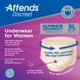 thumbnail image 2 of Attends Discreet Women's Underwear - X-Large - 64pc, 2 of 5