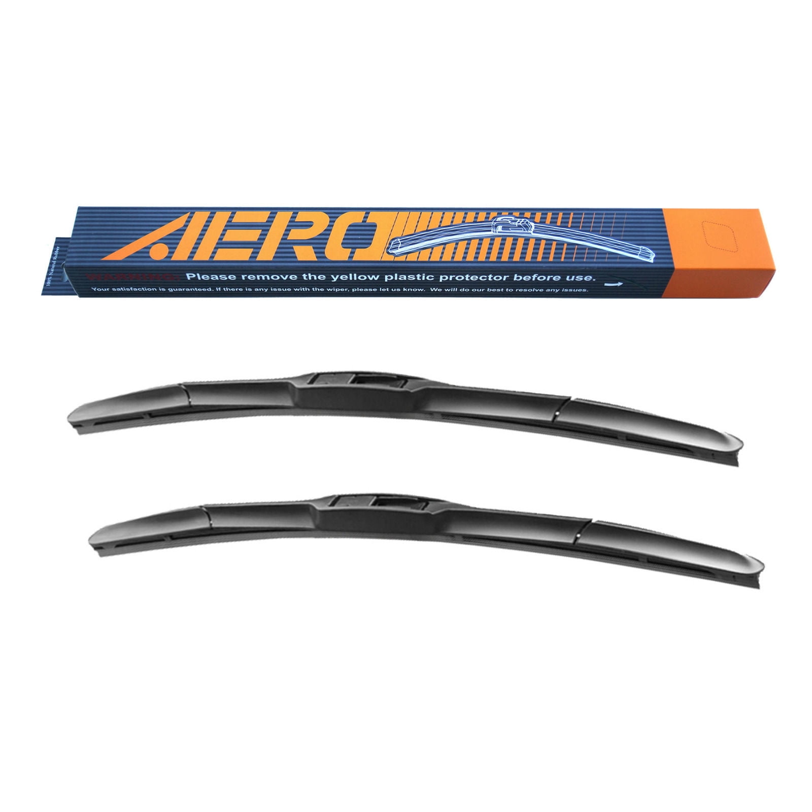Set of 2 17 Premium All-Seasons Durable Stable And Quiet Windshield Wiper Blades 1 Year Warranty OEM Quality 26 