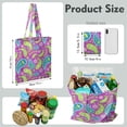 thumbnail image 2 of Retro Paisley Floral Bag – Abstract Decorative Canvas Tote, Elegant Everyday Carry, 2 of 3