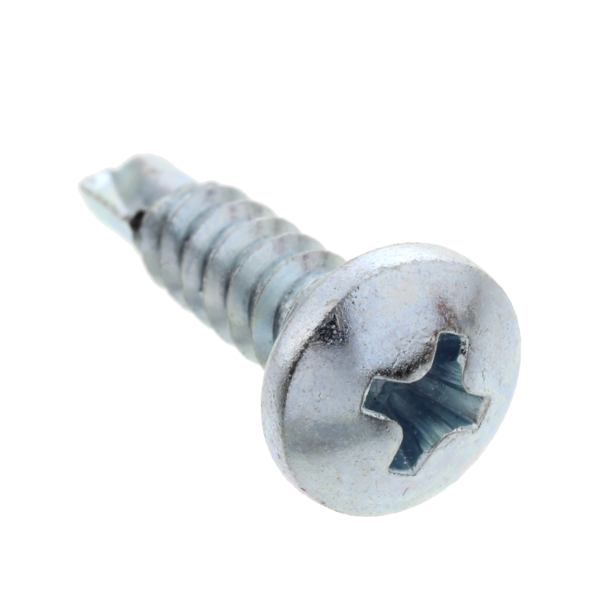 Bulldog Hardware #8 x 3/4 in. Self-Drilling Phillips Pan Head Sheet Metal Screw, Zinc Plated (8 Pack)