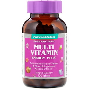 Plus Advanced Formula FutureBiotics, Advanced Woman's Formula, Multi Vitamin Energy Plus, 120 Tablets (Pack of 1) ()