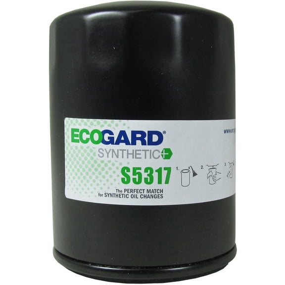 ECOGARD S5317 Spin-On Engine Oil Filter for Synthetic Oil - Premium Replacement | Fits 2000-2006 Lincoln LS 3.9L; 2005-2009 Land Rover LR3 4.4L; 2006-2009 Range Rover 4.2L, 4.4L, Bentley Arnage 6.8L