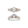 thumbnail image 4 of 4/5 Carat (Ctw G-H, SI1-SI2) Lab Grown Diamond Engagement Halo Ring in 14K White Gold, 4 of 6