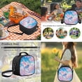 thumbnail image 6 of Yspwyqan Baby Dragon Backpack Set for Teens, Cherry Blossom Girls Lunchbox Set 4Pcs, Trendy Large Capacity Laptop Backpack for High School Hiking, 6 of 7