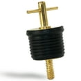 thumbnail image 6 of Five Oceans T-Handle Drain Plug, For 1-Inch Diameter Drains, Locks in Place, Brass Handle, Rubber Plug - FO2882, 6 of 7