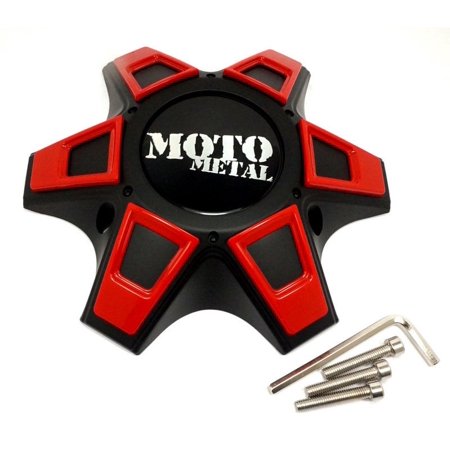 Moto Metal MOTO MO969 CAP 6 LUG - SATIN BLACK - M-946SB
