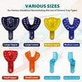 thumbnail image 4 of 12PCS Dental Grade Disposable Perforated Plastic Dental Impression Trays by VASTMED | Plastic Materials Teeth Holder Dental Central Supply for Oral Tools, 4 of 7