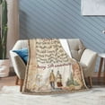 thumbnail image 7 of Happy 50th Anniversary Blanket Gifts For Kids Adults - Lightweight Throw Blanket For Bedroom Living Room Decor Soft Fuzzy Fleece Cozy Plush Bed Couch 60"X50", 7 of 7