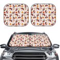 thumbnail image 2 of Fotbe Turkey And Thanksgiving2 Juego de 2 Piezas de Parasoles para Parabrisas | Bloqueador Solar para Auto | Accesorios Plegables para Protección Solar Interior-Large, 2 of 6