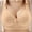 Beige-01, variant on Womens Bras Simple Solid Color Wireless Bras Soft Cup Everyday Bras for Women