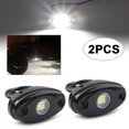thumbnail image 5 of NS LED Rock White Lights Kit with Wire 2 Pods for Trucks Off Road RZR SUV ATV UTV Super Bright Pure White Under Glow Lights Trail Lamp, 5 of 5