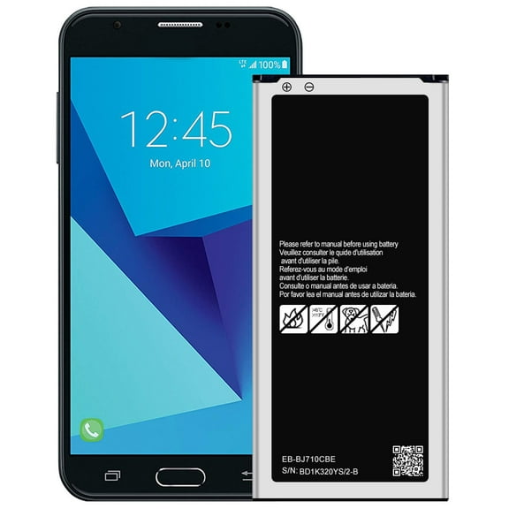 Replacement EB-BJ710CBE Battery For Samsung Galaxy J7 Sky Pro S737TL SM-S737TL S727VL SM-S727VL/Samsung Galaxy J7 Prime J727T1 SM-J727T1 J727T SM-J727T/Samsung  J7 2016 SM-J710K SM-J710MN