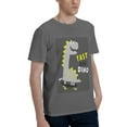 thumbnail image 2 of Bingfone Cute Dinosaur Men'S Loose Fit Short-Sleeve Pocket T-Shirt, 2 of 7