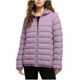 thumbnail image 2 of Cyber**Monday Chaoheng Winter Coats for Women 2025 Women's Lightweight Puffer Jacket,Slim Hooded Short Down Coat, 2 of 5