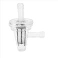 thumbnail image 3 of 12Pcs Universal Motorcycle Right Angle Inline Fuel Filter 1/4Inch 6mm Hose Lines for,12 x fuel filters,transparent, 3 of 5