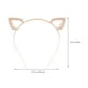 thumbnail image 4 of 1 diadema con orejas de gato huecas y diamantes de imitación para fiesta de disfraces., 4 of 8