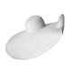 thumbnail image 4 of ¡Rebaja! Sombrero Fdelink para el sol, con protección UV, para mujer, de verano, extragrande, de paja de 70 cm de diámetro, transpirable, cortavientos, plegable, color blanco., 4 of 4