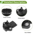 thumbnail image 3 of Sensor de Presión Absoluta del Colector MAP Único para Hyundai Trago 2004-2013 No.3930082000 1 Pc, 3 of 6