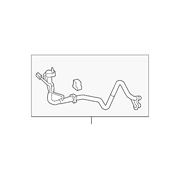 Genuine OE Mercedes-Benz Discharge Hose - 246-830-12-02