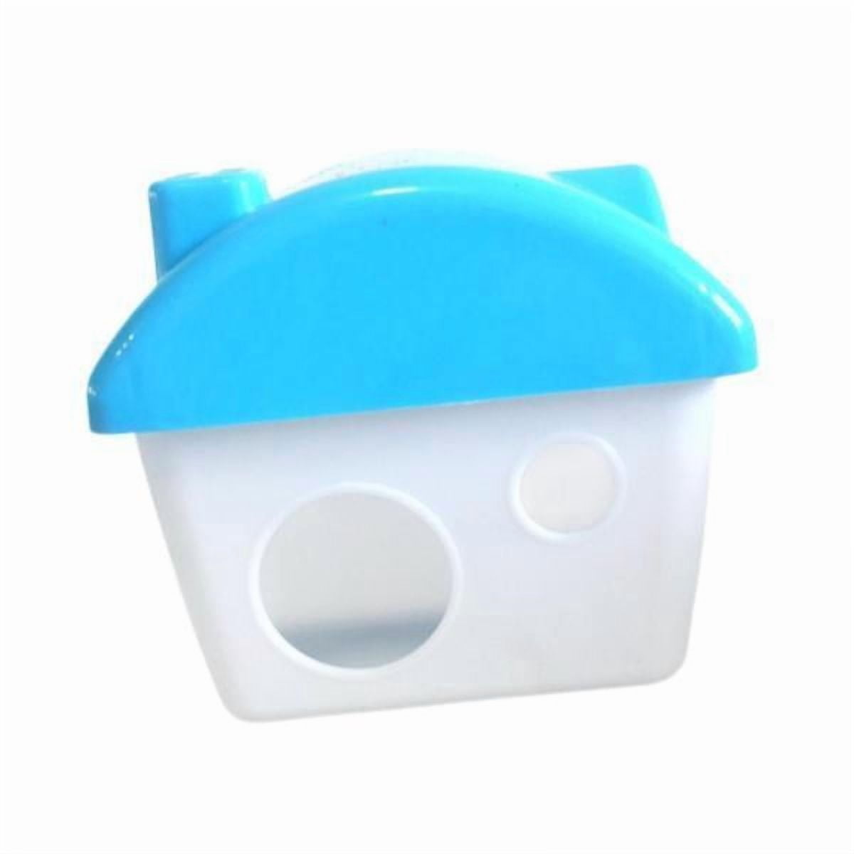 simhoa 6xHamster Hide House Cute Small Animal Habitat for Pets Supplies Ferret Gerbil Blue