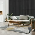 thumbnail image 5 of Linen Curtains for Living Room 1Panel Set Rod Pocket Light Filtering Privacy Neutral Semi Sheer Flax Linen Curtains Rustic Farmhouse Boho Decor Cotton Textured Gauze Drapes 52x85 Inch, 5 of 10