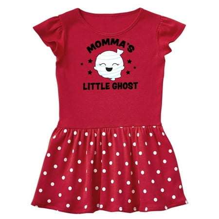 

Inktastic Cute Momma s Little Ghost with Stars Gift Toddler Girl Dress
