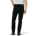 thumbnail image 3 of Lee Men's Legendary Regular Fit Tapered Leg Jean Overdye Black Denim Comfort New, 3 of 5
