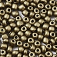 thumbnail image 3 of 1pound 6/0 Glass Seed Beads Baking Paint Round Hole Round Olive 4~5x3~5mm Hole: 1.2~1.5mm about 4500pcs/Pound Brown, 3 of 6