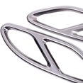 thumbnail image 4 of 2 piezas de cubierta de tubo de escape de acero inoxidable apto para GLC clase 2016-2019 Plata kusrkot Tubos de escape, 4 of 8