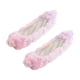 thumbnail image 3 of Fundas para cuchillas de patines de hielo, franela resistente y ligera, protectores para cuchillas de patines de hielo rosa morado, 3 of 9
