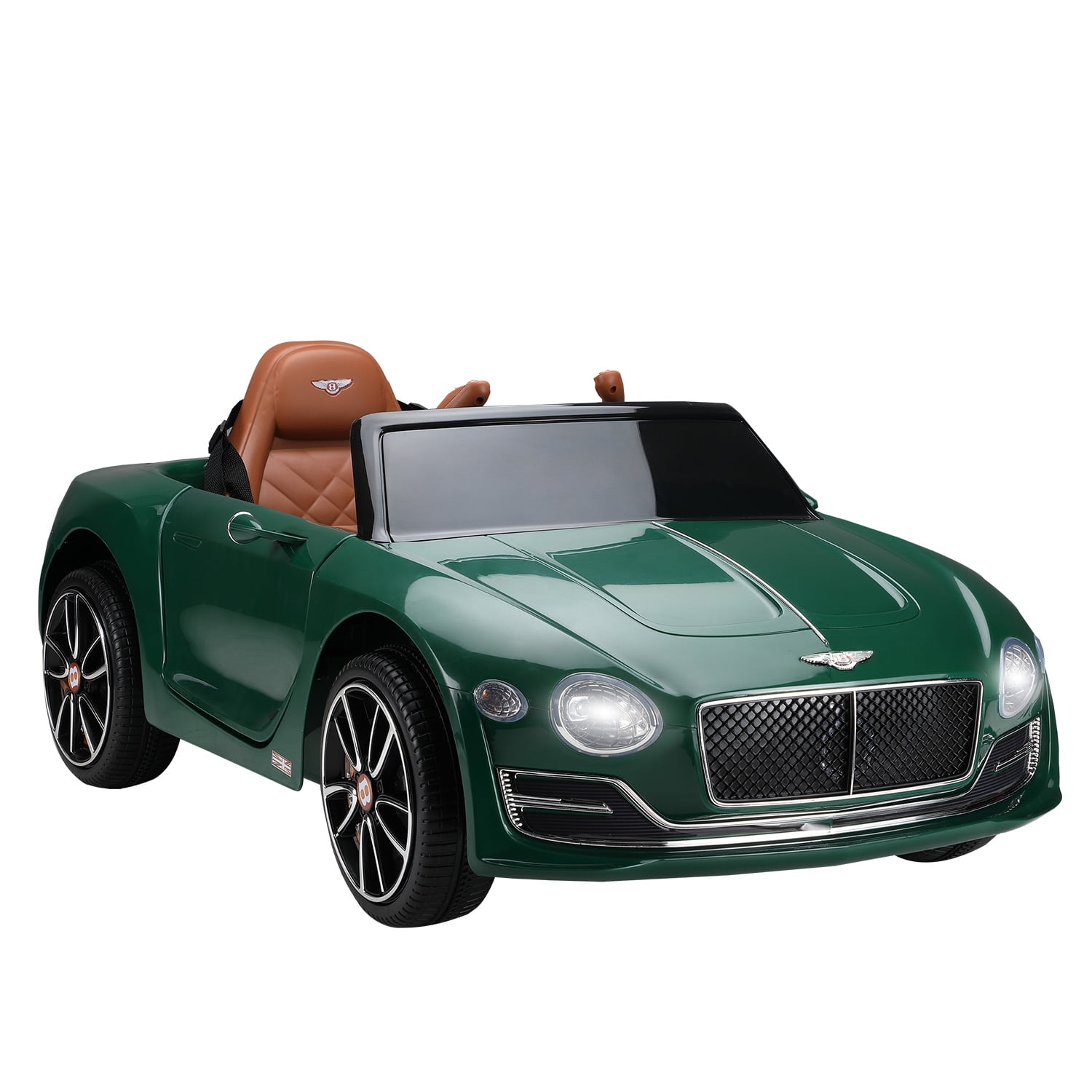 12V Kid Ride On Car, Electric Toy Car Suitable Age 3-8 Years, Dark green
