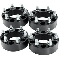 Hex Autoparts 4PCS 2" 6x135 Hub Centric Black Wheel Spacers For 2015-2022 Ford F150 Expedition