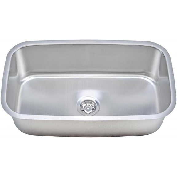 Wells CMU3118-10 Craftsmen Series Stainless Steel Kitchen Sink, 31", Brushed Matte Finish