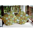 thumbnail image 4 of 18" x 18" Simply Daisy Flowery Love Bunnies Easter Indoor/Outdoor Pillow, Apple Green Qty 1, 4 of 6