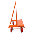 thumbnail image 4 of Tcbosik Heavy Duty Drywall Sheet Cart, 3300 lbs Load Capacity Steel Panel Dolly with 4 Wheels, Multi-Purpose Cart for Moving Various Panels, Orange, 4 of 8