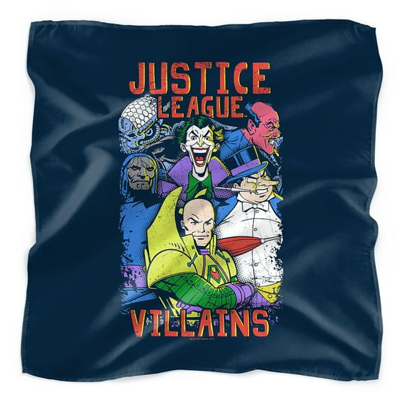 Justice League Villains Bandana (21 in x 21 in)