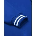 thumbnail image 4 of Men's  Varsity Jacket Causal Slim Fit Cotton Letterman Baseball Bomber Jackets, 4 of 11