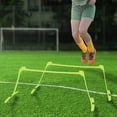thumbnail image 3 of Hurdles Training Equipment, 2pcs Plastic Adjustable Height Soccer  Speed Training Aids Speed Hurdles Soccer Training Equipment Yellow for Athletes on the Go, 3 of 8