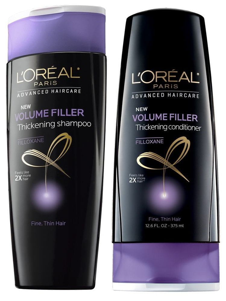 L'oreal Volume Filler Thickening Shampoo And Conditioner 12.6 Ounces